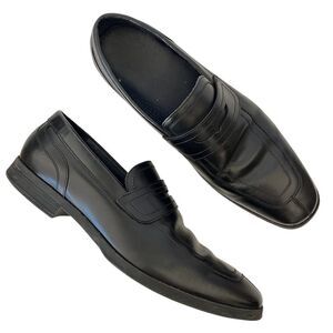 Cole Haan Grand OS Signature Men's Black Split Toe Penny Loafers Dress Shoe 10.5